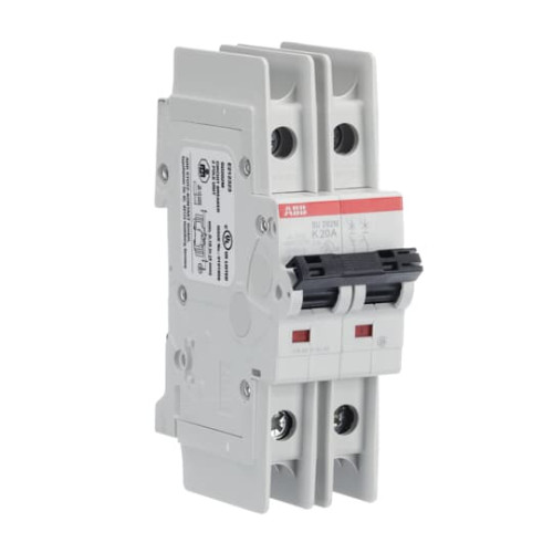 SU202M-K20 Miniature Circuit Breaker - 2P - K - 20 A