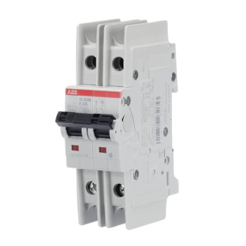 SU202M-K3 Miniature Circuit Breaker - 2P - K - 3 A