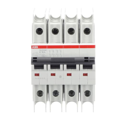 SU204M-K16 Miniature Circuit Breaker - 4P - K - 16 A