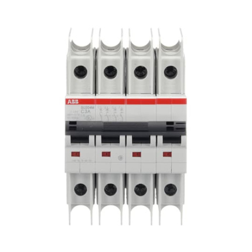 SU204M-C3 Miniature Circuit Breaker - 4P - C - 3 A