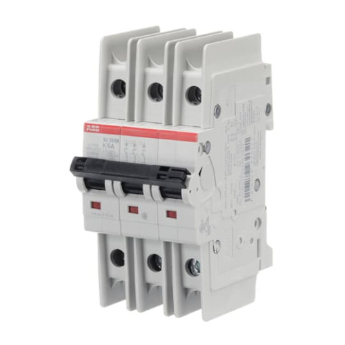 SU203M-K6 Miniature Circuit Breaker - 3P - K - 6 A