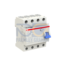 F204 A-40/0.1-L Residual Current Circuit Breaker 4P Type A 100 mA