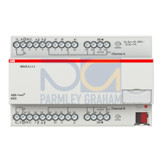 HCC/S2.1.1.1 Heating/Cooling Circuit Controller, 2-fold, 0-10 V, MDRC