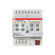 SJR/S4.24.2.1 SMI Blind/Roller Shutter Actuator, LoVo, 4-fold, MDRC
