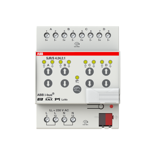 SJR/S4.24.2.1 SMI Blind/Roller Shutter Actuator, LoVo, 4-fold, MDRC