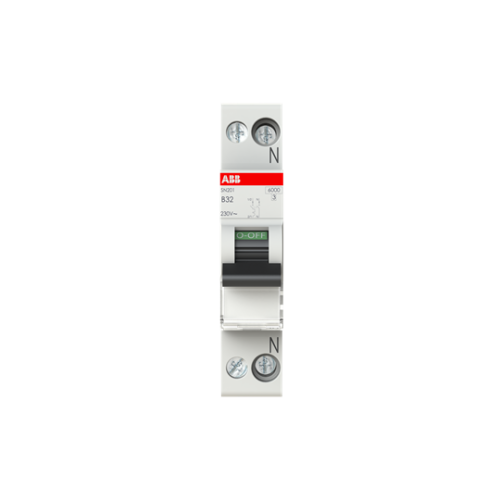 SN201-B32 Miniature circuit breaker - 1+NP - B - 32 A