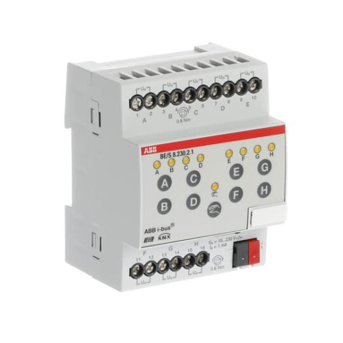 BE/S8.230.2.1 Binary Input, 8-fold, 10-230 V, MDRC