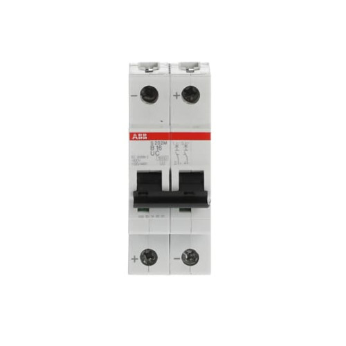 S202M-B16UC Miniature Circuit Breaker - 2P - B - 16 A