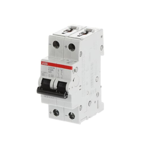 S202M-K6UC Miniature Circuit Breaker - 2P - K - 6 A