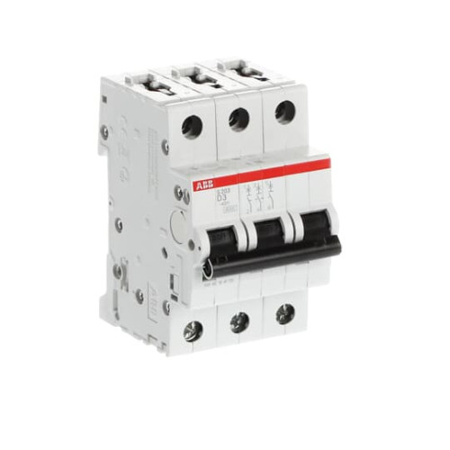3-Pole, Type D 6kA, 3A