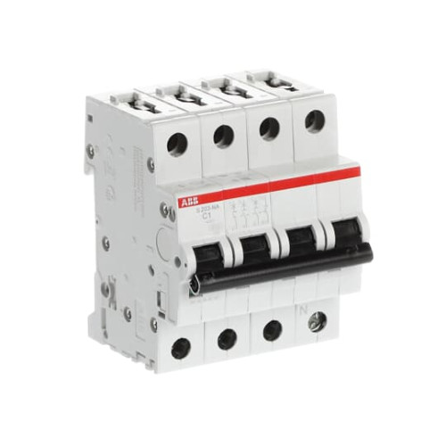 S203-C1NA Miniature Circuit Breaker - 3+NP - C - 1 A