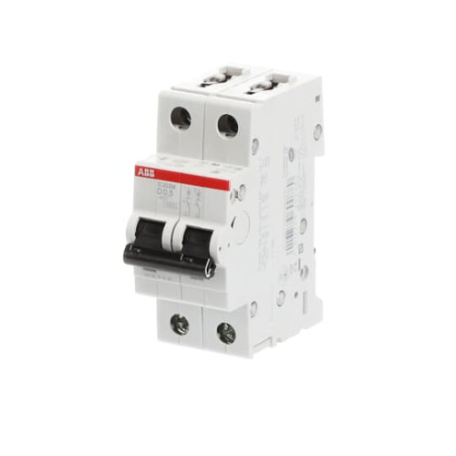 S202M-D0.5 Miniature Circuit Breaker - 2P - D - 0.5 A