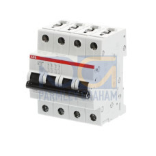 S204M-B25 Miniature Circuit Breaker - 4P - B - 25 A