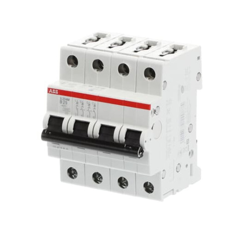 S204M-B25 Miniature Circuit Breaker - 4P - B - 25 A