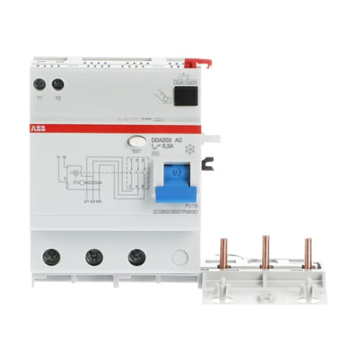 DDA203 AC-63/0.3 Residual Current Device Block