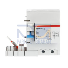 DDA802 A S-63/0.3 Residual Current Device Block