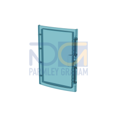 1SLM006500A1911 Enclosure accessories door , 36 modules, 3 row(s),  Door: Single, Transparent, Dimensions: 40.000 mm x 312.000 mm x 456.000 mm