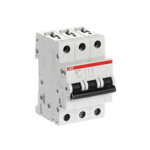 3-Pole, Type D 10kA, 4A