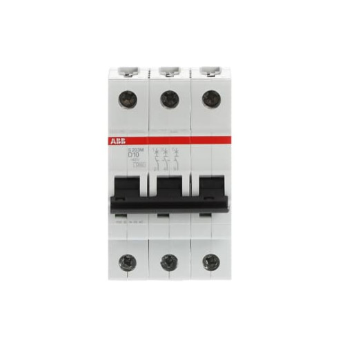 3-Pole, Type D 10kA, 10A