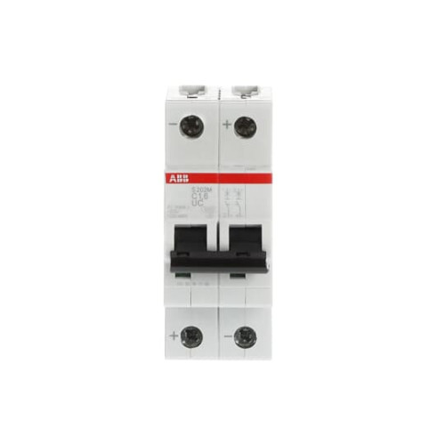 S202M-C1.6UC Miniature Circuit Breaker - 2P - C - 1.6 A