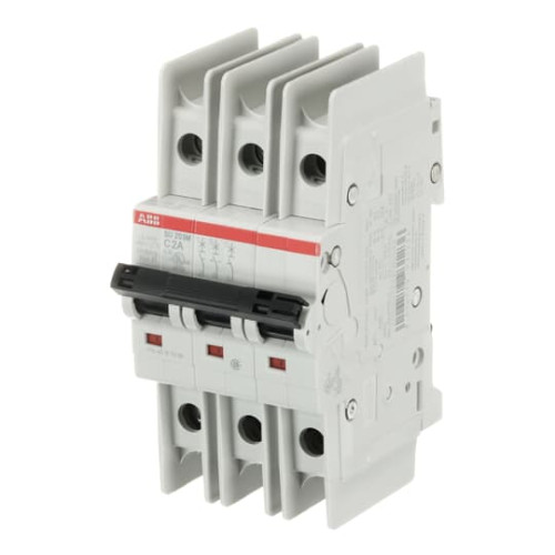 SU203M-C2 Miniature Circuit Breaker - 3P - C - 2 A