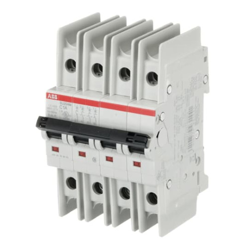 SU204M-C1 Miniature Circuit Breaker - 4P - C - 1 A