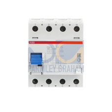 F204 A-125/0.03 Residual Current Circuit Breaker 4P Type A 30 mA