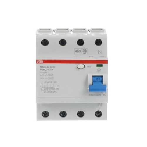 F204 A-100/0.03 AP-R Residual Current Circuit Breaker 4P Type A 30 mA