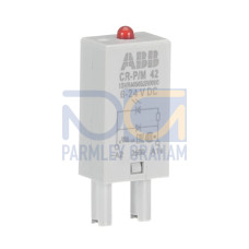 CR-P/M 42 Pluggable module diode and LED red, 6-24VDC, A1+, A2-