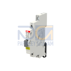 Luminous Pushbutton, 16 A, acc. to EN 250 V AC, 1NO, El. Color: Grey, 1LED, Yellow, MW: 0.5