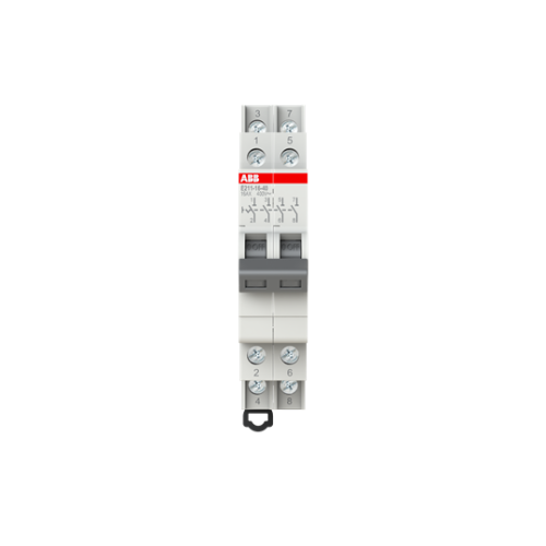 ON-OFF Switch, 16 A, acc. to EN 250/400 V AC, 4NO, El. Color: Grey, MW: 1