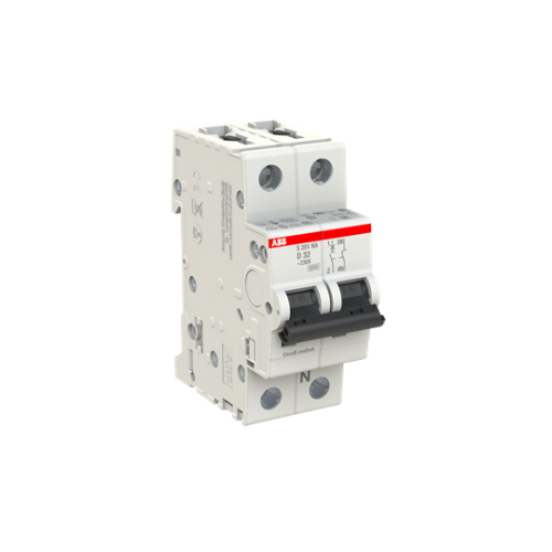 S201-D32NA Miniature Circuit Breaker - 1+NP - D - 32 A