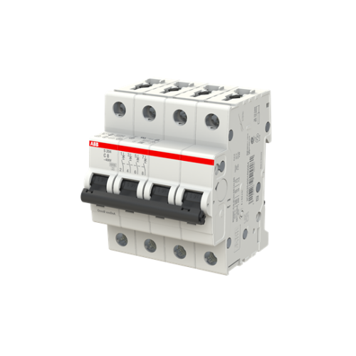S204-C8 Miniature Circuit Breaker - 4P - C - 8 A