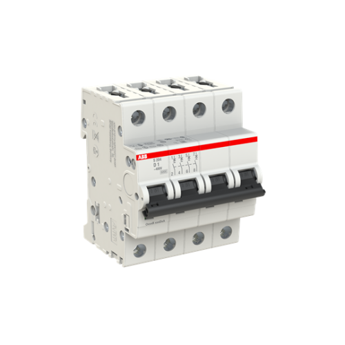 S204-D1 Miniature Circuit Breaker - 4P - D - 1 A