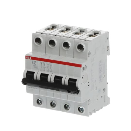 S204-B80 Miniature Circuit Breaker - 4P - B - 80 A