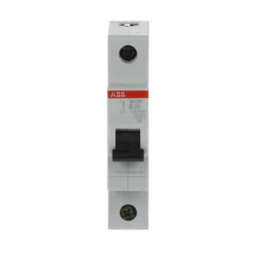 SH201-B20 Miniature Circuit Breaker - 1P - B - 20 A