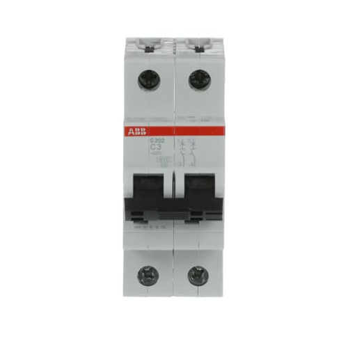 2-Pole, Type C 6kA, 3A