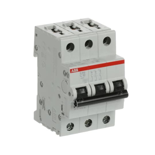 3-Pole, Type C 6kA, 10A