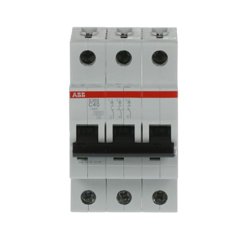 3-Pole, Type C 6kA, 40A