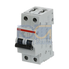 S202M-B25 Miniature Circuit Breaker - 2P - B - 25 A