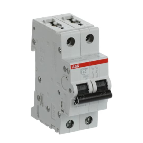 S202M-B40 Miniature Circuit Breaker - 2P - B - 40 A