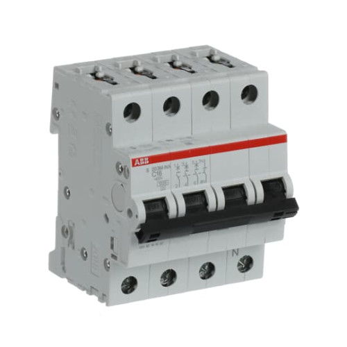 S203M-C16NA Miniature Circuit Breaker - 3+NP - C - 16 A