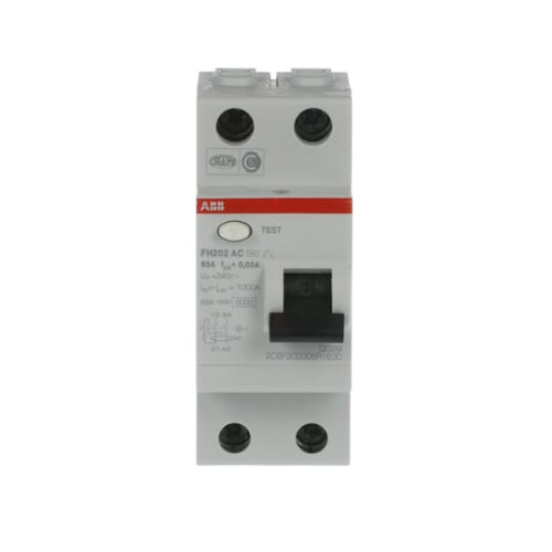 FH202 AC-63/0.03 Residual Current Circuit Breaker 2P Type AC 30 mA