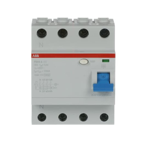 F204 A-63/0.3-L Residual Current Circuit Breaker 4P Type A 300 mA