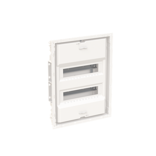 UK624EB Consumer unit , Flush-/ hollow wall mounting, 24 modules, 2 row(s), IP30,  Door: Without Door, Dimensions: 472 mm x 362 mm x 97 mm