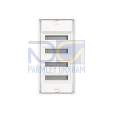 UK648EB Consumer unit , Flush-/ hollow wall mounting, 48 modules, 4 row(s), IP30,  Door: Without Door, Dimensions: 722 mm x 362 mm x 97 mm