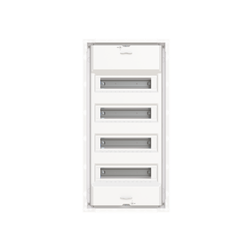UK648EB Consumer unit , Flush-/ hollow wall mounting, 48 modules, 4 row(s), IP30,  Door: Without Door, Dimensions: 722 mm x 362 mm x 97 mm