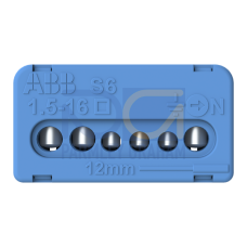 ZKS6B Enclosure accessories , Direct mounting, Dimensions: 27 mm x 50 mm x 21 mm