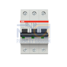 S203M-Z1.6 Miniature Circuit Breaker - 3P - Z - 1.6 A