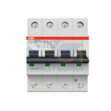 S203M-C3NA Miniature Circuit Breaker - 3+NP - C - 3 A